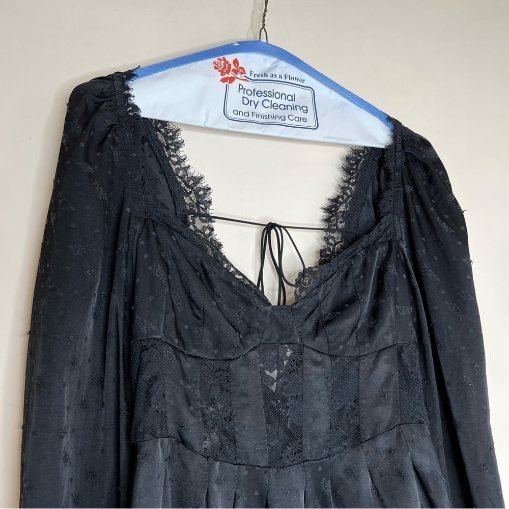 🍋 For Love and Lemons Natalie Dress in Black - Picture 7 of 16